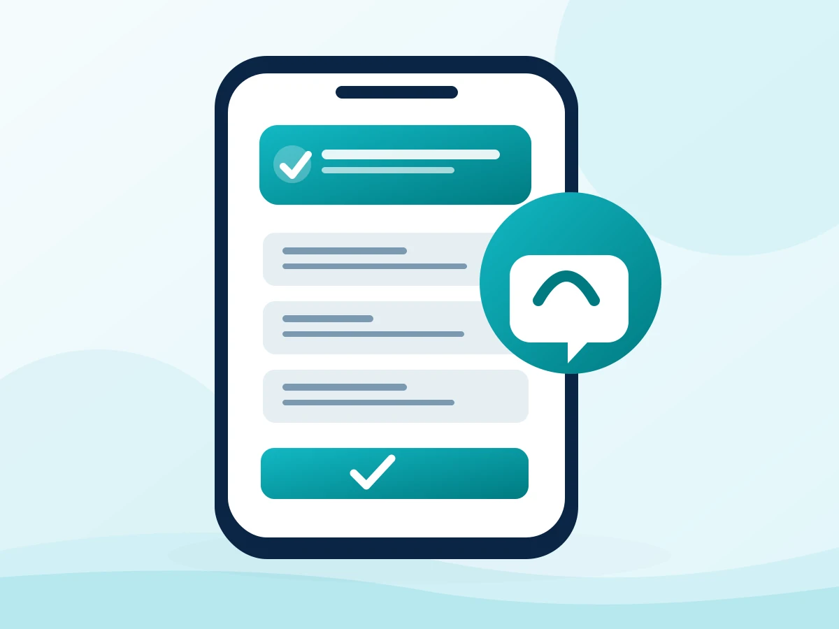 Customer submitting a water tank cleaning service request using a smartphone